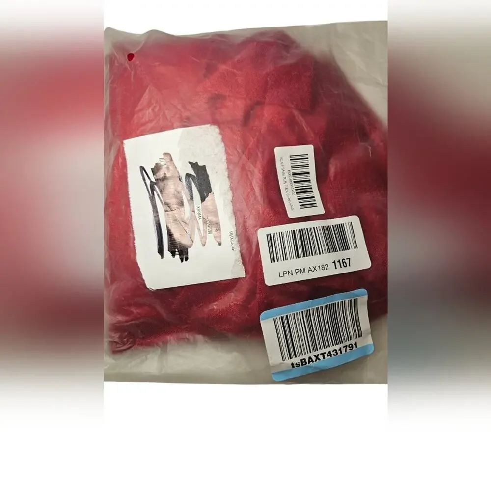 Elegant Red Drapery, Never Used